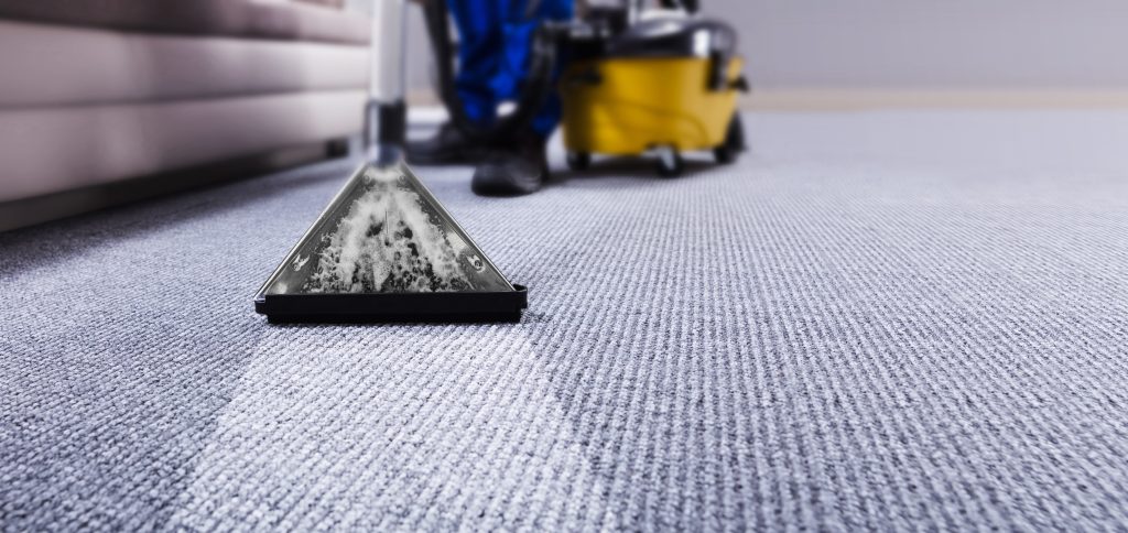 Onderhoud van een tapijt vloer